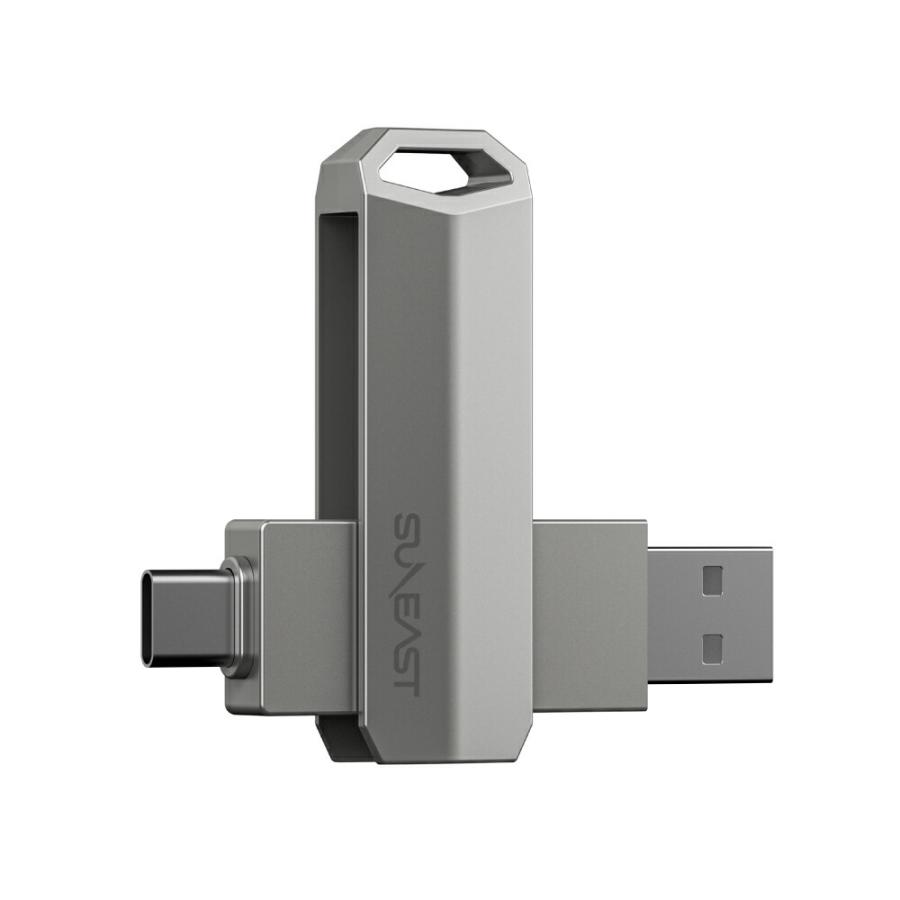 SUNEAST PSSD RevolveR5 512GB プラチナシルバー SE-PS0512G2LO1SF 正規品 メモリー 外付けSSD サンイースト SEPS0512S|の画像