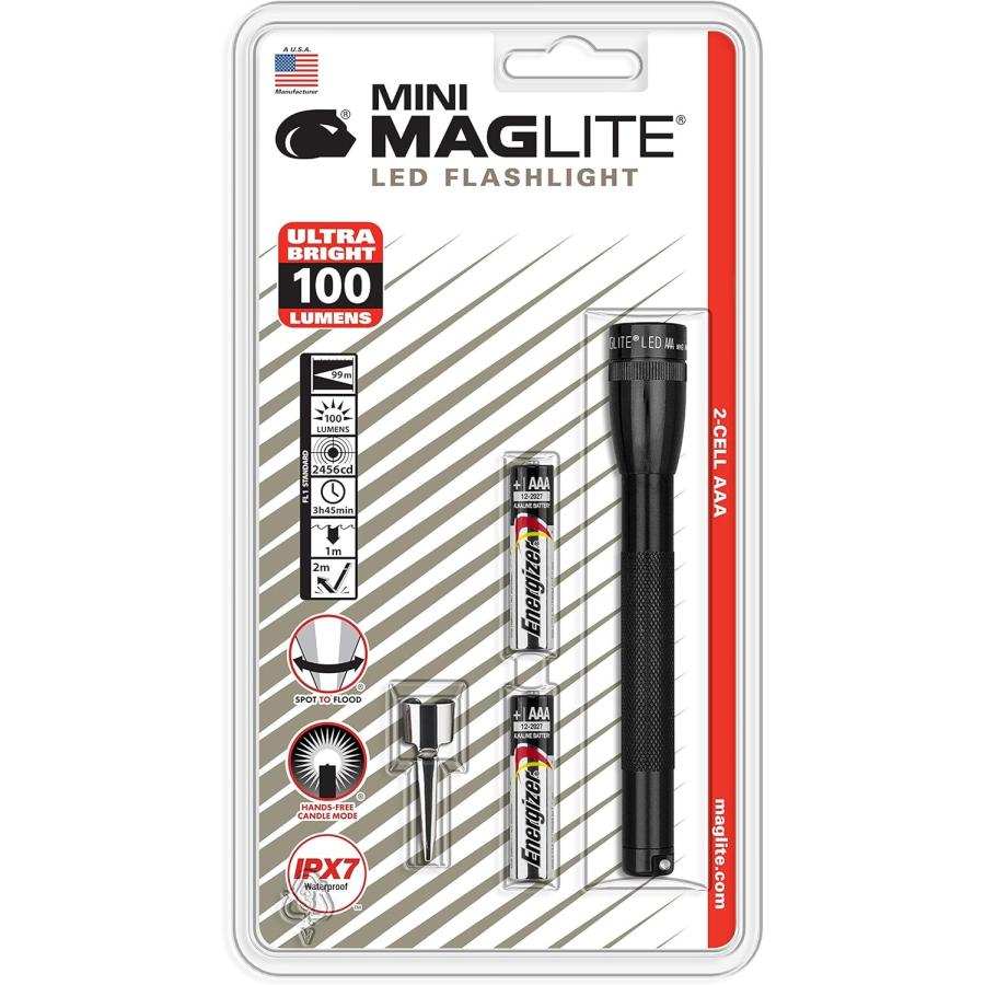 MAG-LITE（マグライト） MAGLITE LED懐中電灯(ブラック) 電池付 100
