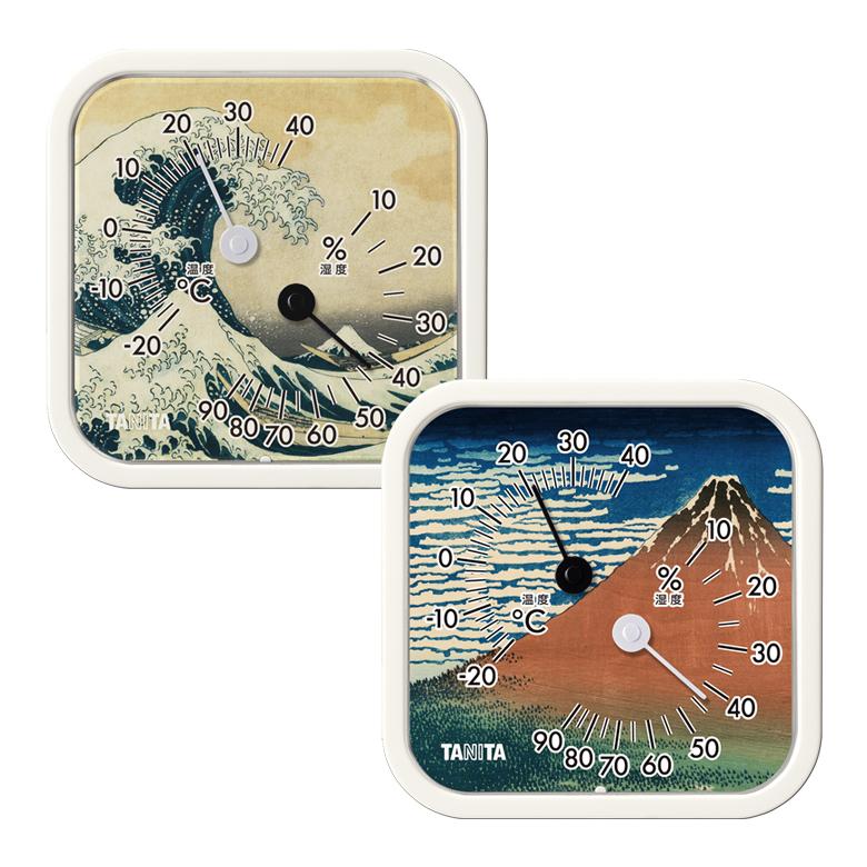 TANITA（タニタ） [日本製] アナログ温湿度計 浮世絵デザイン TT-587