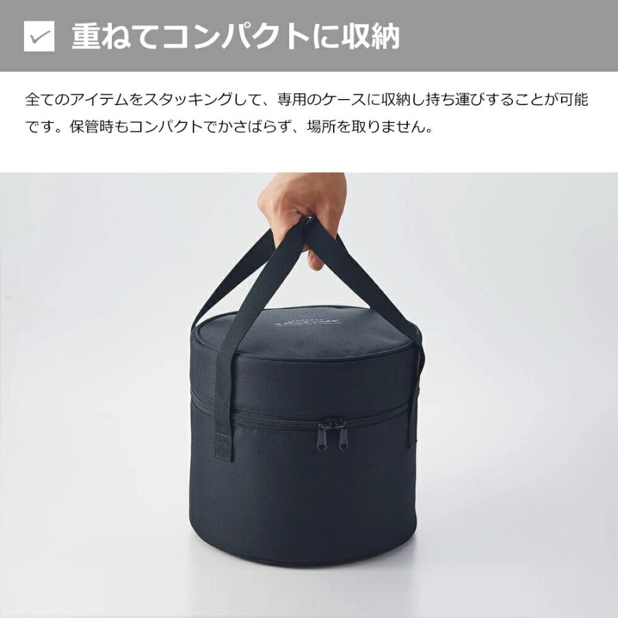 ビタクラフト ランドクッカーセット 4100 鍋 フライパン ボウル 蓋 ガス火対応 IH対応 ステンレス アルミ おしゃれ 軽量 アウトドア キャンプ用品 4100|||||| | Vita Craft | 08