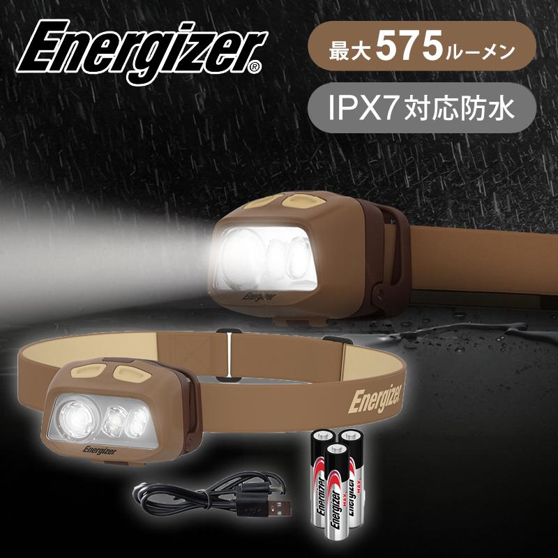 Energizer ヘッドライト 5マウント付き Energizer（エナジャイザー） ヘッドライト 充電式 野外 キャンプ 夜