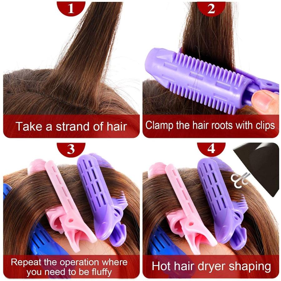 手巻きカーラー ふわふわヘアクリップ 毛根カーラー フルリフアリくるんっと前髪カーラ ヘアカーラー 前髪 クリップ ホットカーラー 人気 ホ 011 Coconina Shop 通販 Yahoo ショッピング