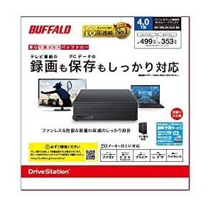 バッファロー HD-NRLD4.0U3-BA 4TB 外付けハードディスクドライブ 
