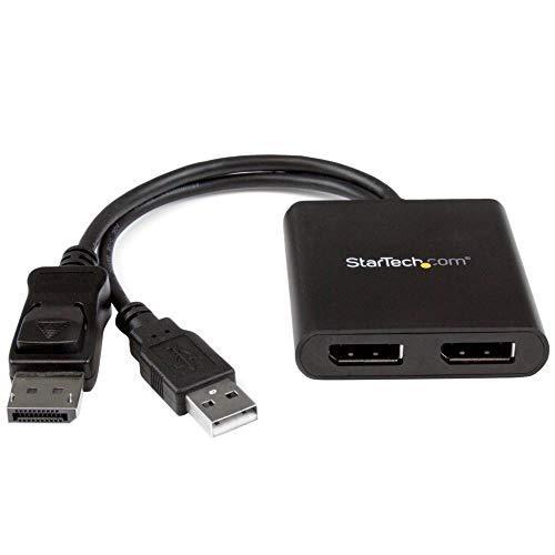 StarTech.com DisplayPort 【SALE／93%OFF】 超人気高品質 - 2x マルチモニタースプリッタ 1. 2ポートMSTハブ DP