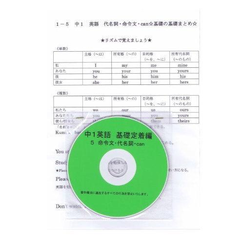 中学 英語 1年基礎問題集 5 代名詞 Can Dvd 授業 テキスト 問題