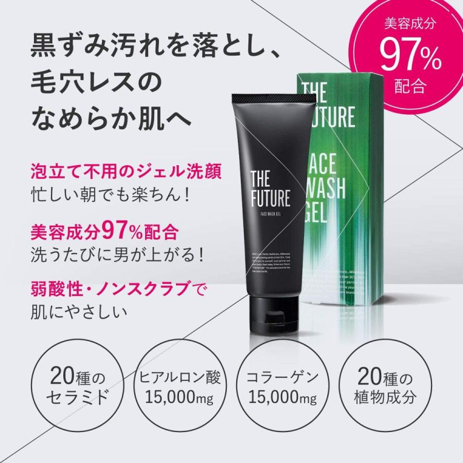 The Future メンズ 洗顔料 角栓 毛穴 黒ずみ 皮脂汚れ ニキビ イチゴ鼻 むくみ テカリ 肌荒れ 男性用 洗顔ジェル 洗顔 フェ Coconina Shop 通販 Yahoo ショッピング