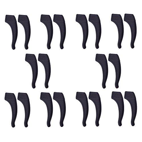 Focentto 10ペアセット メガネ 眼鏡 サングラス 老眼鏡 ずれ落ち防止 固定 滑りとめ 楽天最安値に挑戦 耳フック 耳 スポー すべり止め シリコン