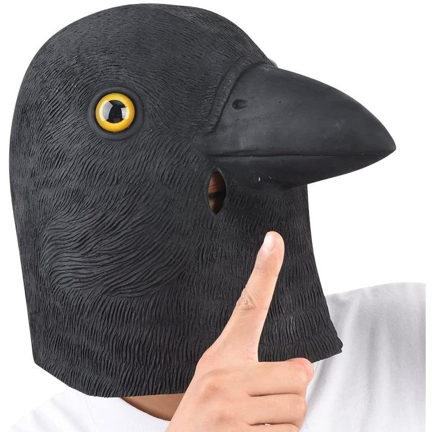 カラス マスク アニマルマスク ラテックス マスク 動物マスク ハロウィーン マスク コスチューム マスク マスク 仮面 仮装パーティー 文 Coconina Shop 通販 Yahoo ショッピング