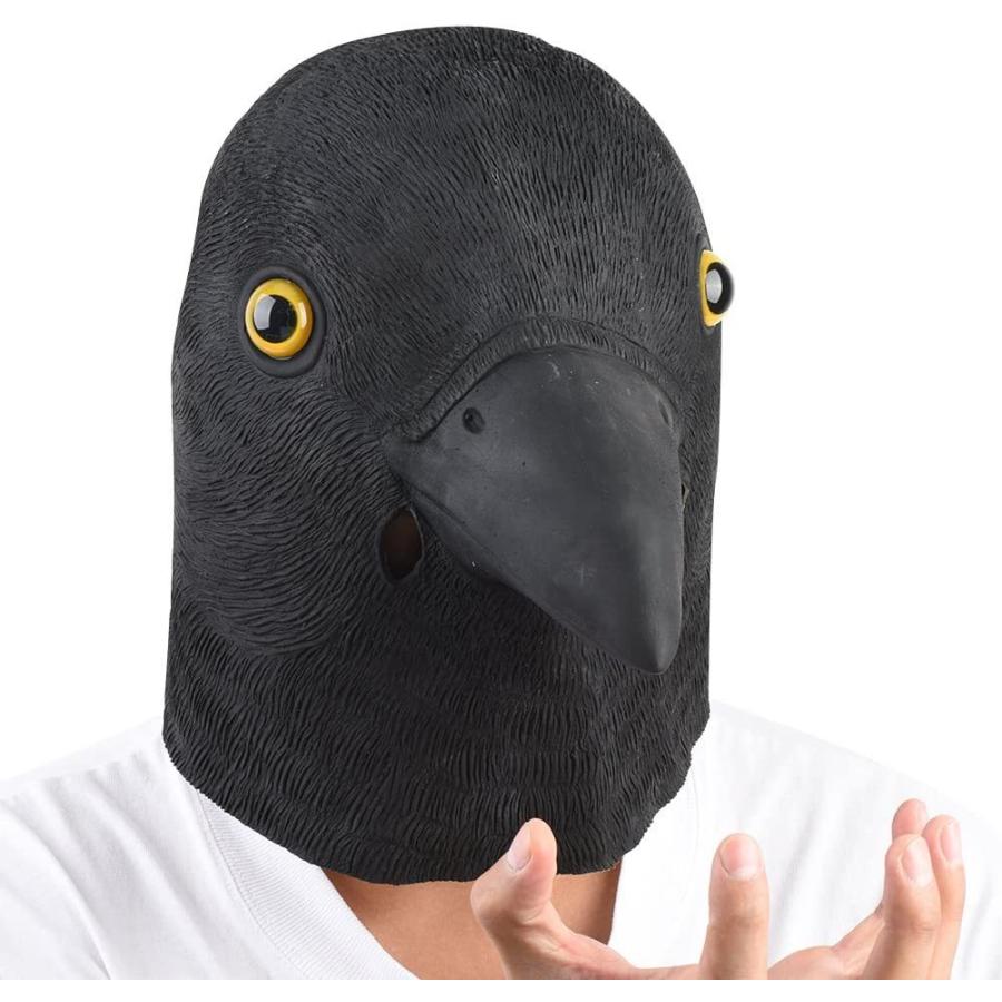 カラス マスク アニマルマスク ラテックス マスク 動物マスク ハロウィーン マスク コスチューム マスク マスク 仮面 仮装パーティー 文 Coconina Shop 通販 Yahoo ショッピング