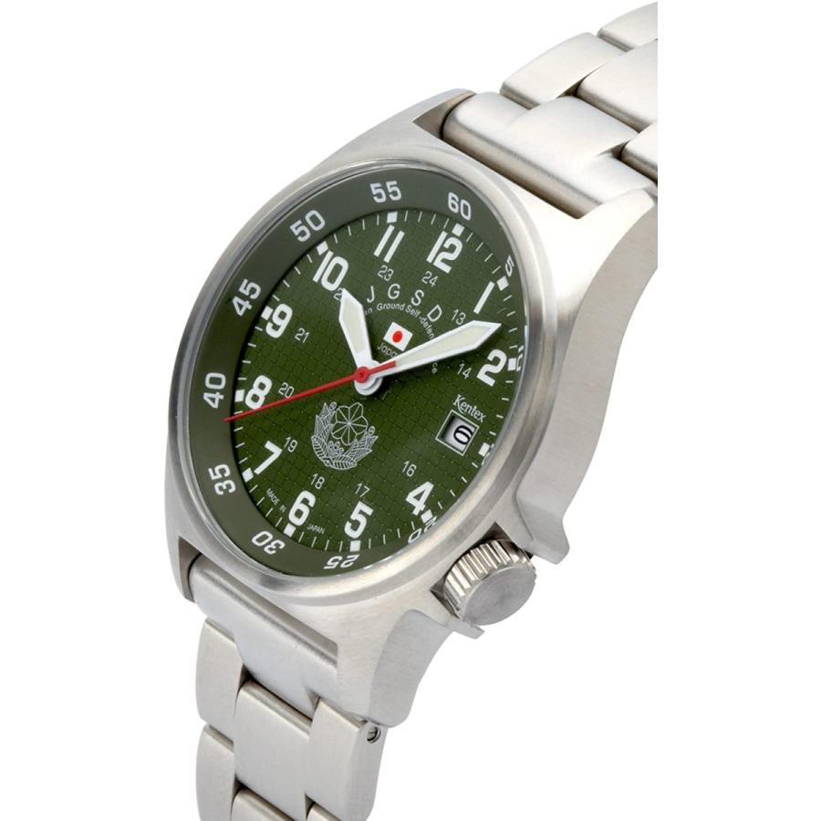 公式ウェブストア ケンテックス 腕時計 JSDF STANDARD メタルベルトバージョン S455M-09 シルバー 銀座 店  -pt.kobby.co.ke