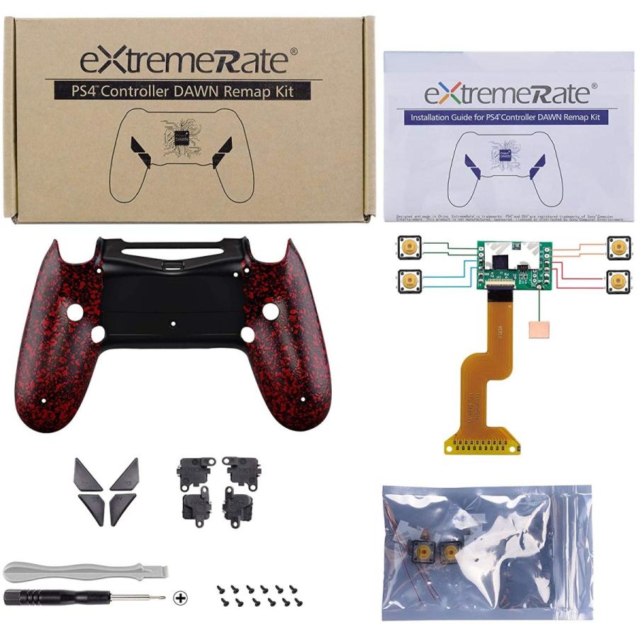 Ps4 コントローラー用 リマッピング機能 背面ボタン付きバックシェル テクスチャードレッド適合型式 Cuh Zct2 Jdm 040 05 Coconina Shop 通販 Yahoo ショッピング