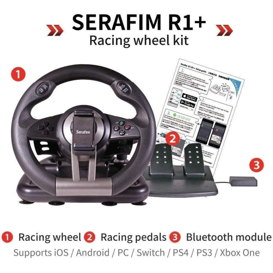 代引き手数料無料 スマホ Ios Android Ps4 Ps3 Switch ゲーム機 Pc パソコン向けハンドルコントローラー Serafim R1 値引 Www Technet 21 Org