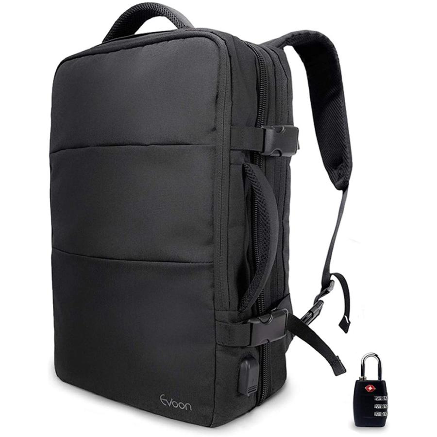 お歳暮 Evoon リュック メンズ ビジネスリュック バックパック リュックサック 大容量 旅行バック 防水 ビジネス 多機能 撥水加工 Usb 期間限定送料無料 Claves Org Uy
