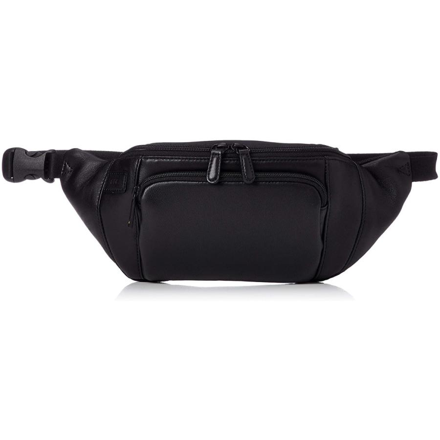 高い品質 エースジーン 軽量レザーウエストバッグ ペルライトsii ラム革 軽量 背面メッシュ仕様 ブラック 新作モデル Apollo Lens Fr
