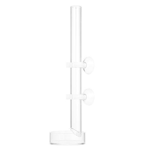 Popetpop 給餌皿 エビ餌 トレイ チューブ 1セット 水槽 アクアリウム エビ 稚魚 飼育用 給餌