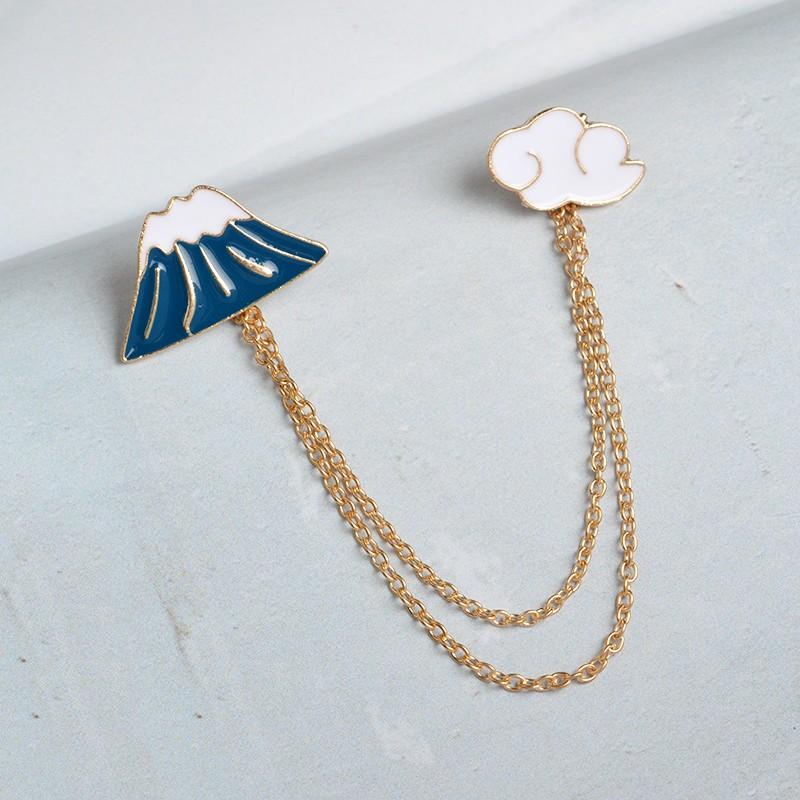 ピンバッジ ラペルピン ピンブローチ メンズ レディース アクセサリー 飾り 猫 犬 クジラ スペース 富士山 など面白いイラスト風 |  | 20