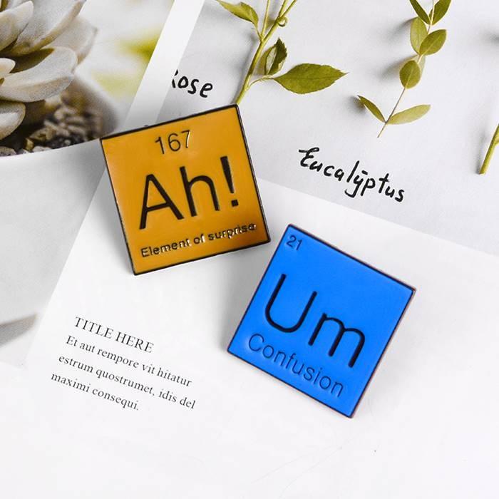 ピンバッジ ピンブローチ メンズ レディース アクセサリー ラペルピン エナメルコート フォトショップ ピン Ps Ai Um Ah! 面白いイラスト風アイコンバッジ |  | 09