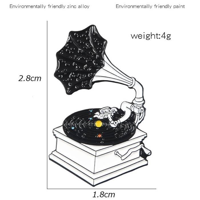 ピンバッジ ピンブローチ メンズ レディース ラペルピン エナメルコート ミュージック 音楽 蓄音機 Lp レコード カセットテープ 面白いイラスト風 バッジ 03qihe003 ココノコ 通販 Yahoo ショッピング