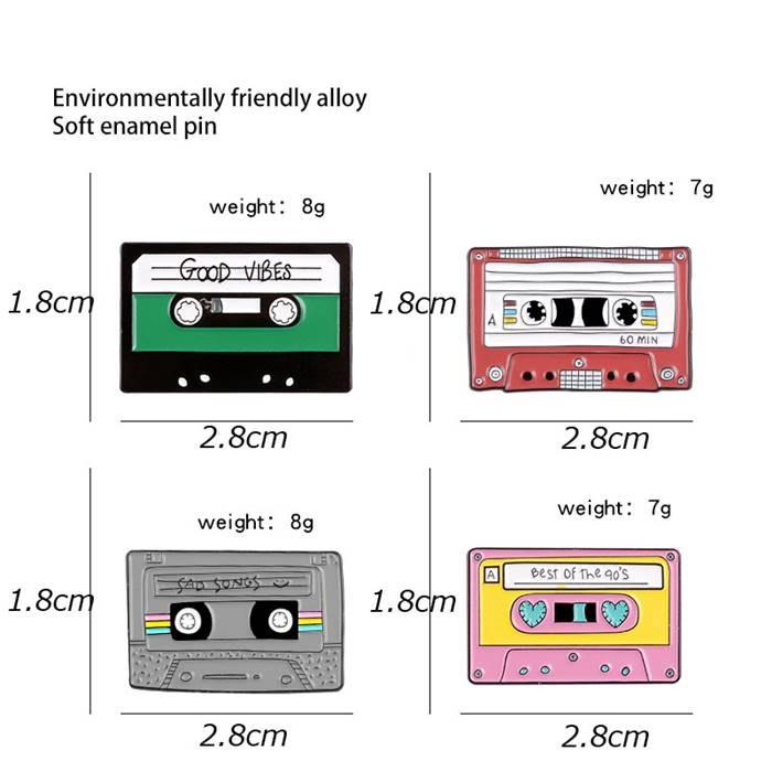 ピンバッジ ピンブローチ メンズ レディース ラペルピン エナメルコート ミュージック 音楽 蓄音機 Lp レコード カセットテープ 面白いイラスト風 バッジ 03qihe003 ココノコ 通販 Yahoo ショッピング