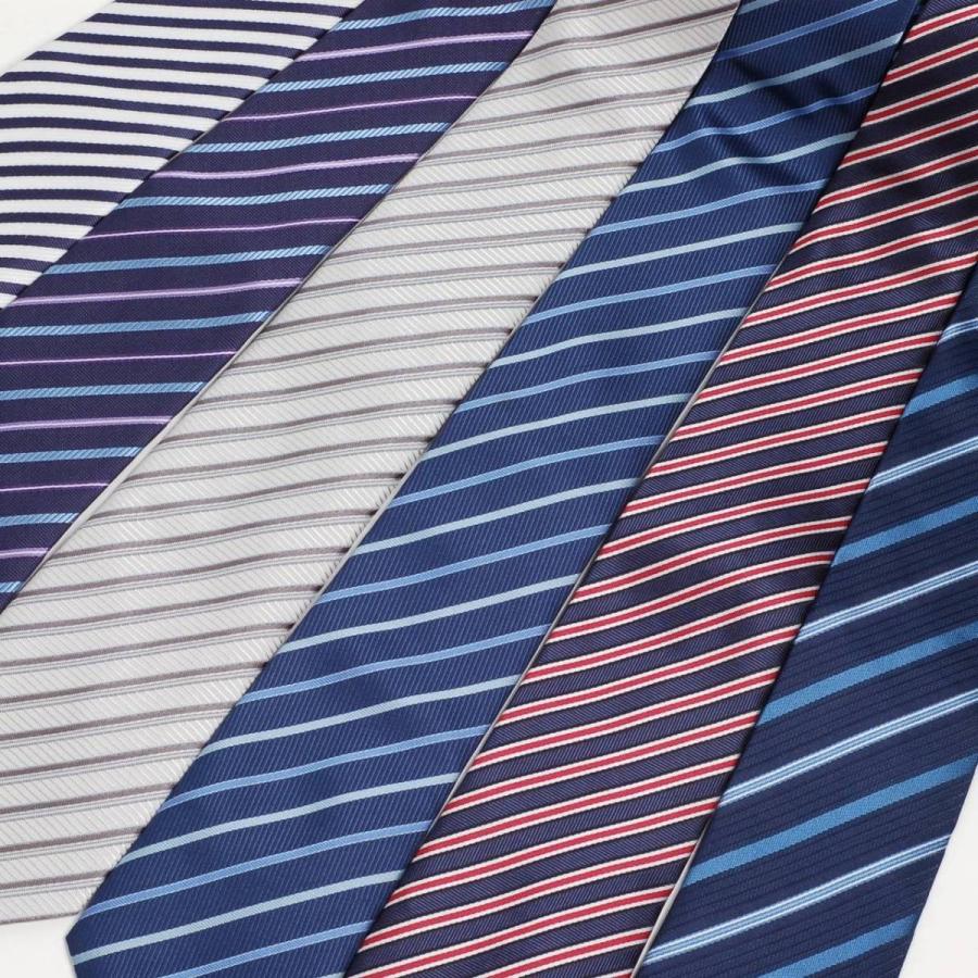 ネクタイ メンズ ストライプ レジメンタル おしゃれ ビジネスネクタイ クラシックデザイン ネイビー系 ホワイト系 大剣幅8cm |  | 11