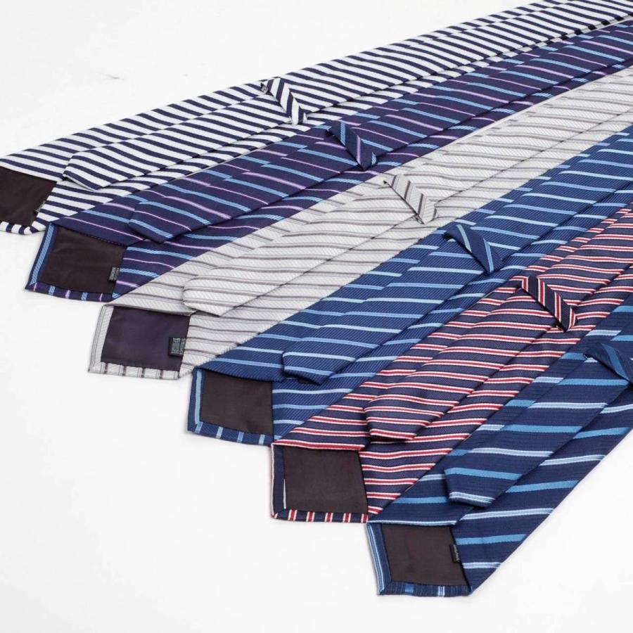 ネクタイ メンズ ストライプ レジメンタル おしゃれ ビジネスネクタイ クラシックデザイン ネイビー系 ホワイト系 大剣幅8cm |  | 12