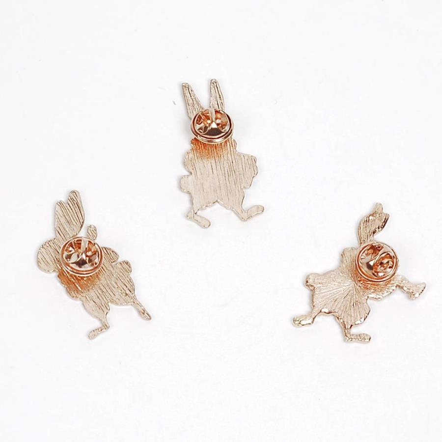 ピンバッジ うさぎの音楽隊 ラッパー アコーディオン バンジョー ピンブローチ メンズ レディース ラペルピン 童話 バッジ アクセサリー、送料無料 |  | 02