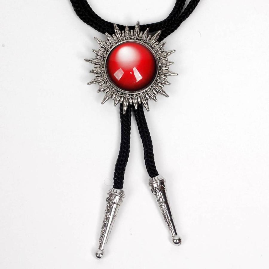 ループタイ ボロタイ 太陽 SUN サークル キュービック ガラス ストーン ペンダント メンズアクセサリー 紳士用 ジュエリー 紐付き ロープタイ ロック付き |  | 15