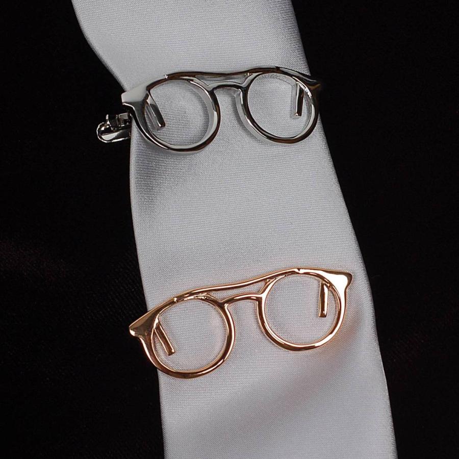 ネクタイピン タイバー タイクリップ メガネ サックスフォン ハサミ ペン サメ モチーフ 職業や趣味をアピールできるアクセサリー アイテム |  | 07