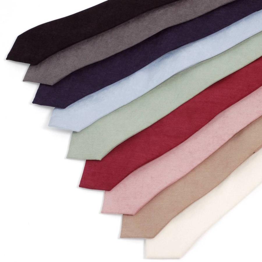 ネクタイ メンズ コットン 無地 ソリッド柄 パステルカラー ９カラー シンプル おしゃれ ビジネス ファッション スリム デザイン 大剣幅 7cm |  | 14