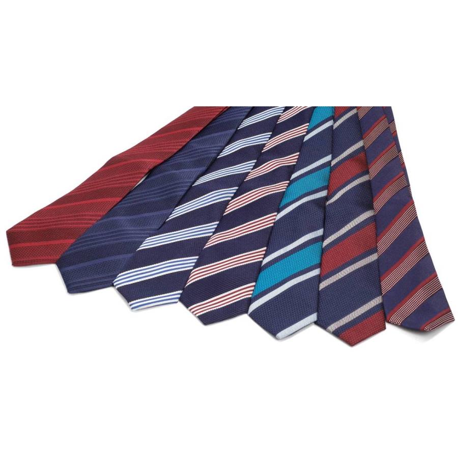 ネクタイ メンズ ニット 編み 生地 レジメンタル ストライプ柄 ７デザイン レアもの おしゃれ ビジネス ファッション 大剣幅 8cm |  | 11