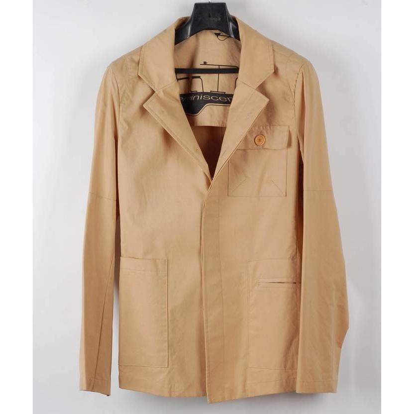 ジャケット メンズ 春 秋 カジュアル ベージュ ソリッド メンズファッション スリム シルエット アウター トップス M L相当 06 ココノコ 通販 Yahoo ショッピング
