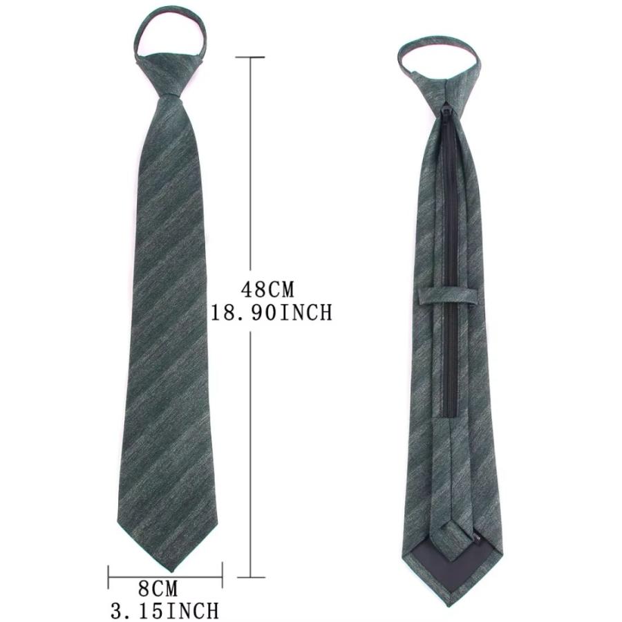 ワンタッチネクタイ スリムネクタイ メンズ ロック有り ジッパー仕様 装着簡単 ジッパー ストッパー付き 良質 大剣幅 7cm 送料無料 秋ににあうカラー多数 |  | 17