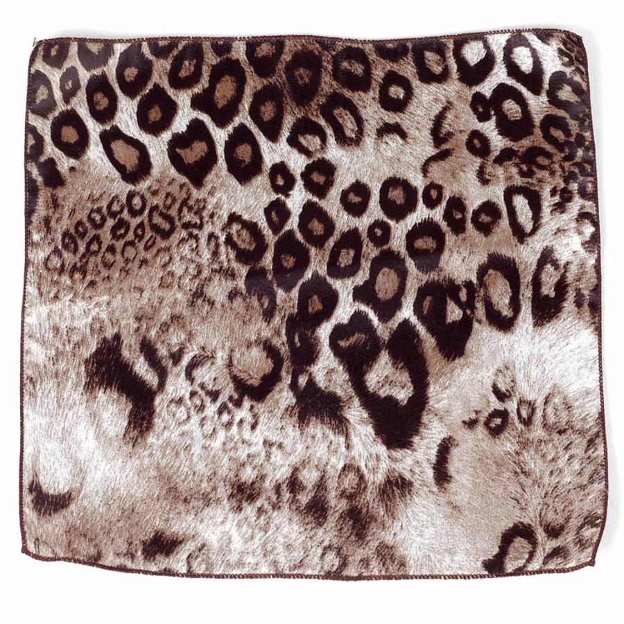 ポケットチーフ ハンカチ ヒョウ柄、チェック柄 ペイズリーなど 10種 一枚でジャケットの胸元が個性的に変わるチーフ飾り！送料無料 |  | 11