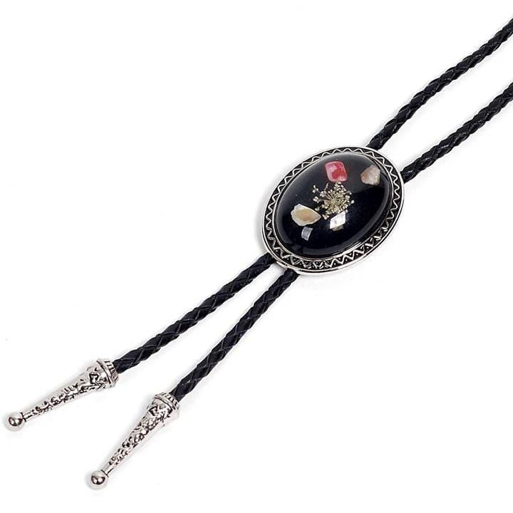 ループタイ ボロタイ ビッグ ガラス お花飾り オーバル ペンダント メンズアクセサリー 紳士用 ジュエリー 紐付き ロープタイ ロック付き 敬老の日 送料無料 |  | 01