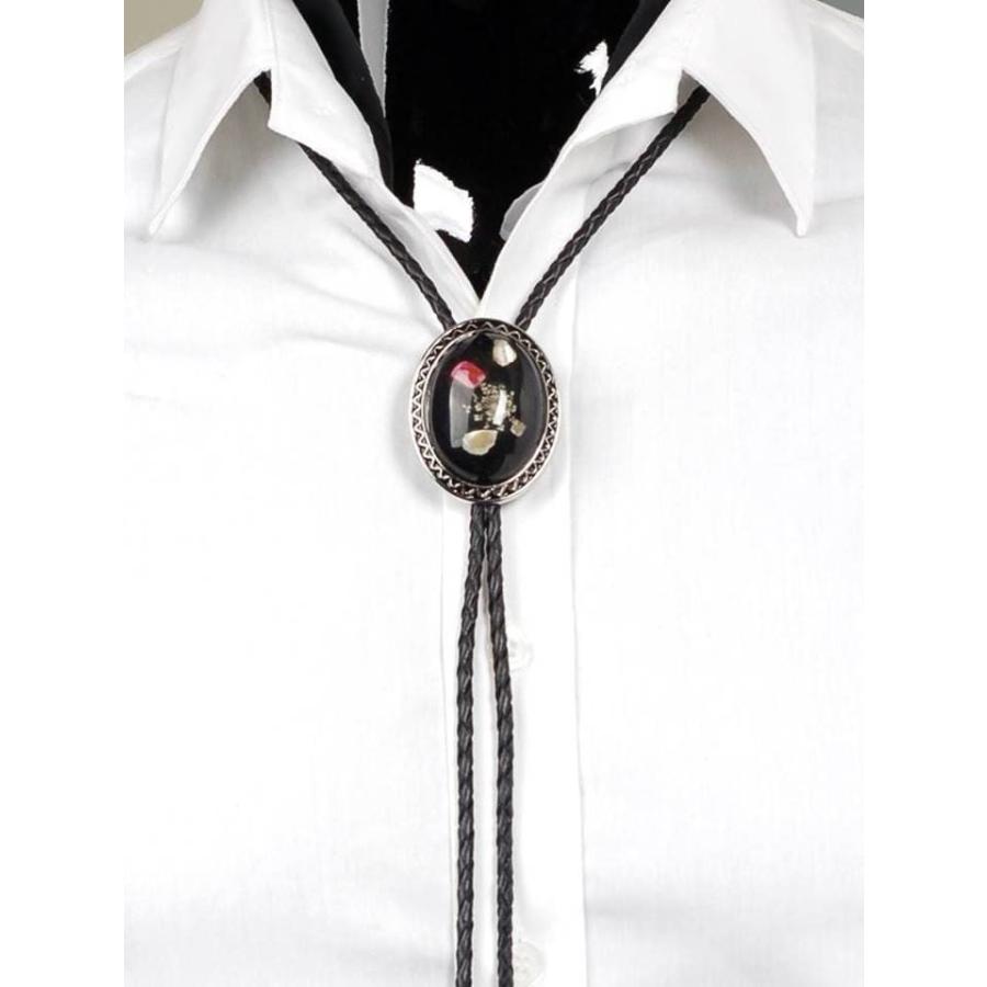 ループタイ ボロタイ ビッグ ガラス お花飾り オーバル ペンダント メンズアクセサリー 紳士用 ジュエリー 紐付き ロープタイ ロック付き 敬老の日 送料無料 |  | 05