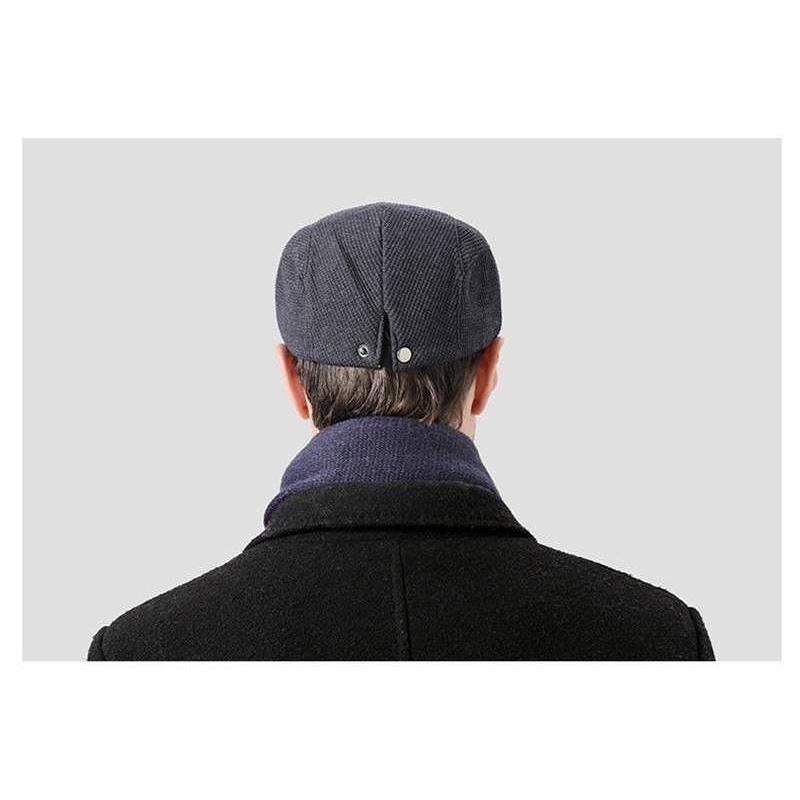 ハンチング 秋冬 ソリッド ワッフル生地 保温 メンズ レディース 帽子 キャスケット フラットキャップ 3色 ブラック ブラウン グレー 敬老の日 |  | 05