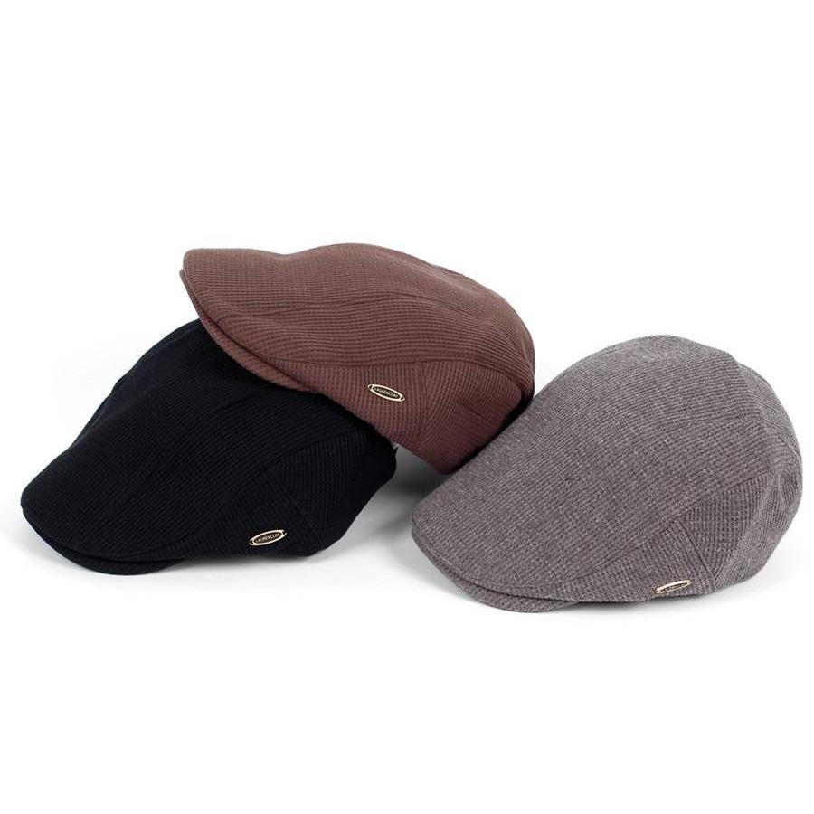 ハンチング 秋冬 ソリッド ワッフル生地 保温 メンズ レディース 帽子 キャスケット フラットキャップ 3色 ブラック ブラウン グレー 敬老の日 |  | 10