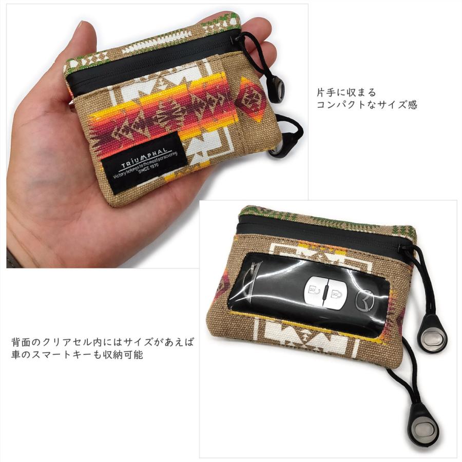 キーケース コインケース ネイティブ柄 パスケース プチ財布 コンパクト ウォレット メンズ レディース 男女共用 小サイズ 鍵入れ 小銭入れ 小物 雑貨 |  | 05