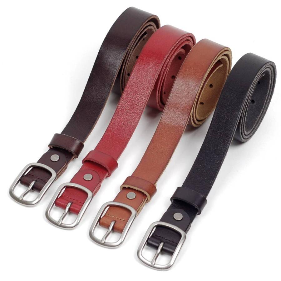 ベルト 本皮 レザーベルト シンプル オーバル バックル 牛革 男女兼用 ユニセックス サイズ調整可能 幅 3cm 人気商品 チョコ、ブラウン、ブラック、レッド 4色 |  | 05