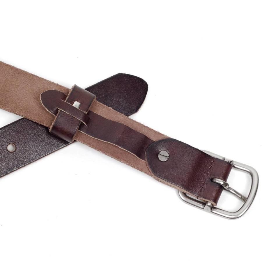 ベルト 本皮 レザーベルト シンプル オーバル バックル 牛革 男女兼用 ユニセックス サイズ調整可能 幅 3cm 人気商品 チョコ、ブラウン、ブラック、レッド 4色 |  | 13