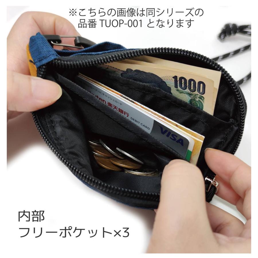 ミニポーチ バッグ 財布 マルチネックポーチ 首掛けストラップ 多機能ウォレット カードコイン お札 カギ 収納 コンパクト メンズ レディース 併用 4色 |  | 07