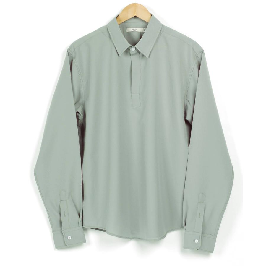 カジュアル ダンディルック シャツ 長袖 韓国ファッション デイリーシャツ ポロシャツ 基本 シンプルシャツ ビジネス メンズ 楽なフィット感 隠しボタン |  | 03