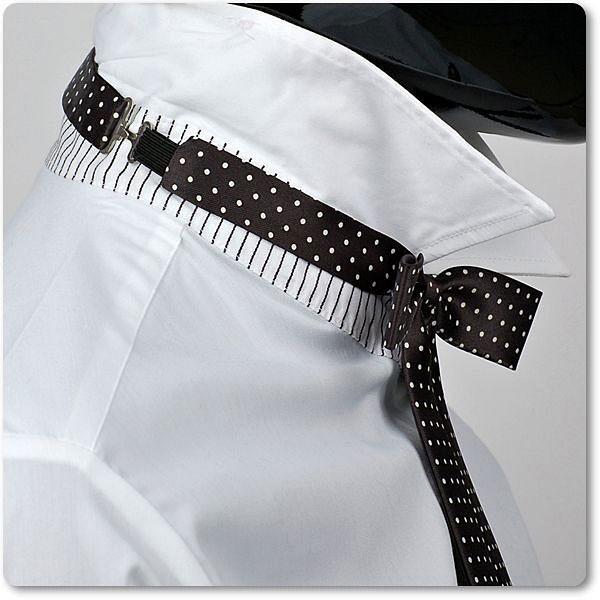 リボンタイ　リボン・ネクタイ　白色 マイクロドット 水玉　ブラック色生地　モノトーン  BT40　ネクタイ メンズ レディース　男女共用 |  | 02