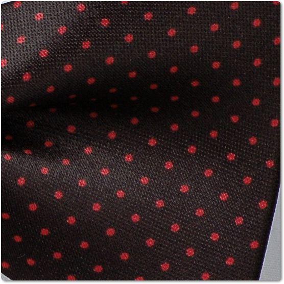 ボウタイ　蝶ネクタイ　バタフライ・ネクタイ　赤色 マイクロ　ドット　ブラック・黒色  BT96　 |  | 01