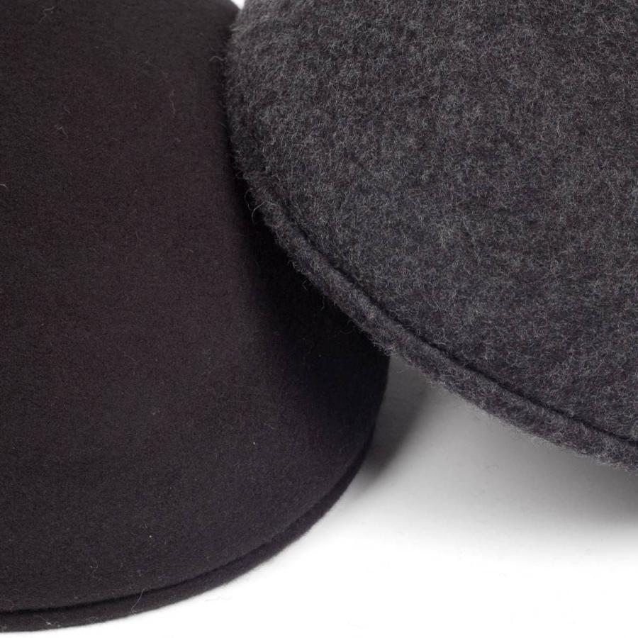 ハンチング ウール ベレー帽スタイル 秋冬　メンズ レディース 無地 シンプル ハンチングキャップ カジュアル 帽子 フリーサイズ 58cm ブラック、グレー　2色 |  | 10