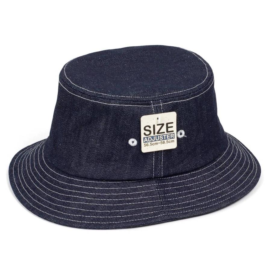 バケットハット 無地 シンプル メンズ レディース バケハ 男女兼用サイズ（58cm） サイズ調整可 UVカット HAT ブラック ベージュ デニム ヒッコリー 4色 |  | 16