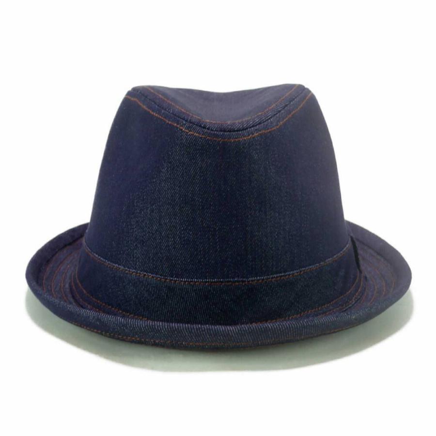 デニム ロールアップ マニッシュ ハット 中折れハット 帽子 メンズ レディース 男女兼用 帽子 58cm フリー サイズ 微調整可能 父の日 敬老の日 |  | 02