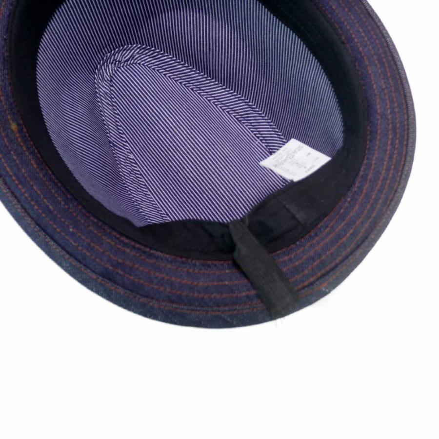 デニム ロールアップ マニッシュ ハット 中折れハット 帽子 メンズ レディース 男女兼用 帽子 58cm フリー サイズ 微調整可能 父の日 敬老の日 |  | 06