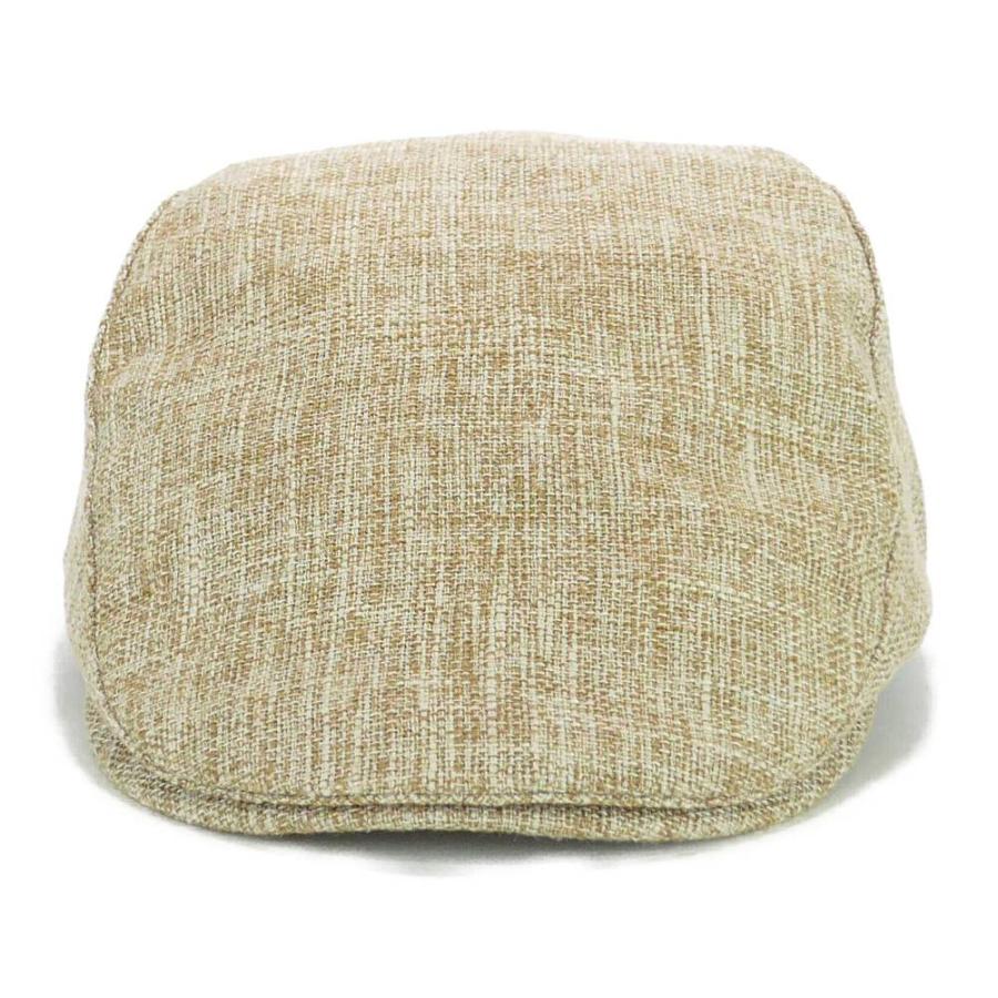 ハンチング ポリ・リネン・ハンチング ぼかし無地 ソリッド 裏ボタニカル柄 メンズ レディース 帽子 58cm サイズ調整可能 2022新作 4色展開 送料無料 |  | 02