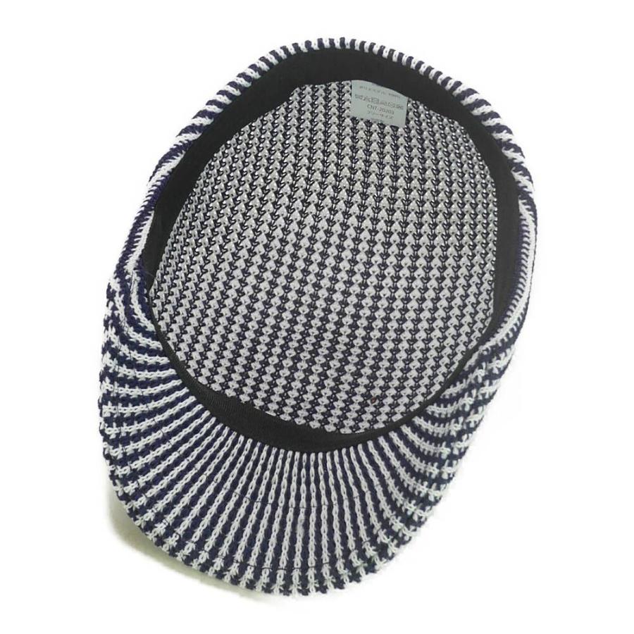 ハンチング メッシュ 夏 ストライプ サーモ ハンチング メンズ レディース 夏 サマー帽子 58cm サイズ調整可能 2022新作 4色展開 敬老の日　父の日 |  | 05